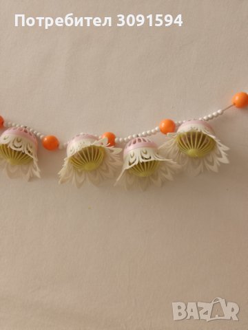 хубава колекционерска ретро верига,  играчка за легло, количката,звънци плюс звънчета всичко оригина, снимка 11 - Антикварни и старинни предмети - 44302795