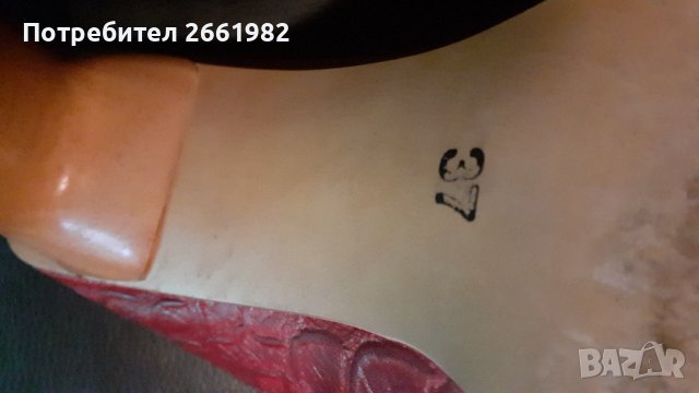 Червени чехли на ток, снимка 5 - Чехли - 37199632