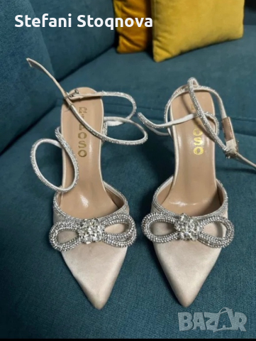 Стилни дамски обувки на висок ток, снимка 6 - Дамски обувки на ток - 44737155