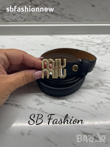 Miu Miu колан естествена кожа