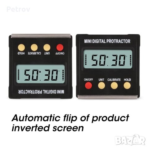 Дигитален нивелир (ъгломер) с мощни магнити, снимка 5 - Измервателни инструменти - 42871714