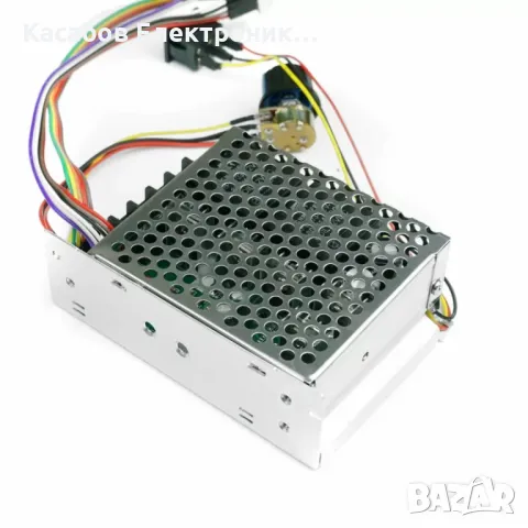 DC PWM Регулатор на напрежение, регулатор на оборотите и посоката за електромотор 10-50V 40A, прав т, снимка 6 - Друга електроника - 48948836