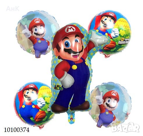 Балони на тема Супер Марио