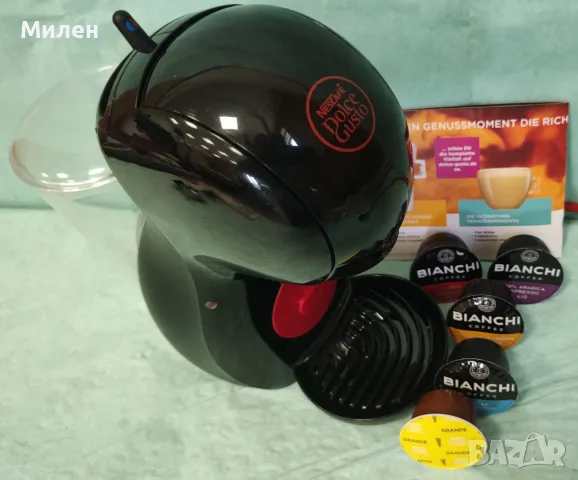 Кафемашина с гаранция 1 година Delpnghi NESCAFÉ® система Dolce gusto Piccolo XS.Black, снимка 4 - Кафемашини - 56155716