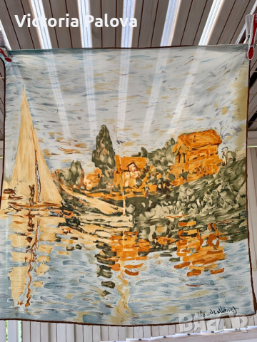 Колекционерски шал-картина Клод Моне.