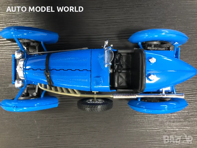 BBURAGO нова метална колекционерска количка BUGATTI TYPE 59 1934г.1:18, снимка 7 - Колекции - 47410496