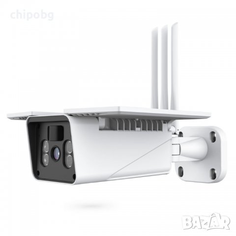 Смарт охранителна камера PST-SC216, 2.0Mp, Соларен панел, Външен монтаж, Wi-Fi, Tuya Smart, Бял, снимка 5 - IP камери - 38257660