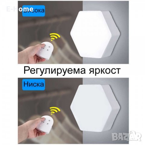 Модерно безжично LED осветление с дистанционно управление, снимка 9 - Лед осветление - 31596121