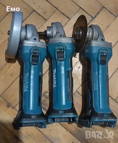 Акумулаторен ъглошлайф Makita DGA452 - 18V, оригинален, снимка 4 - Други инструменти - 46181387