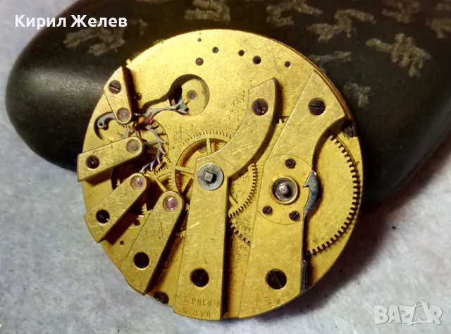 J. L. DUBOIS E HIJO МЕХАНИЗЪМ от СТАР МАРКОВ ШВЕЙЦАРСКИ ДЖОБЕН ЧАСОВНИК с РИМСКИ ЦИФЕРБЛАТ 49618, снимка 6 - Антикварни и старинни предмети - 48562878
