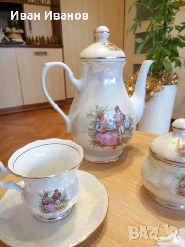 красив  романтичен  полски ретро сервиз -  Chodziez , снимка 4 - Други - 35264016