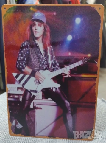 Matthias Jabs-метална табела(плакет)