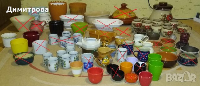Интересни керамични съдове и саксии + много безплатни в Саксии и кашпи в  гр. Русе - ID27996541 — Bazar.bg