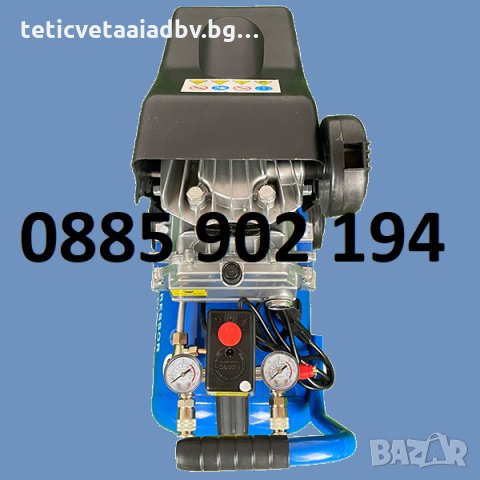 Компресор за въздух - 50 литра 1,8 кв 2,5 нр, снимка 4 - Компресори - 27348825