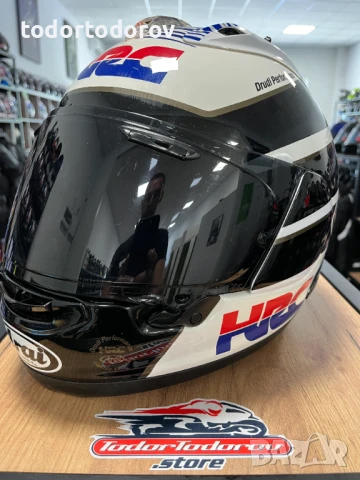 Най-висок клас мото каска ARAI RX-7 V HRC Edition,размер L 59-60 см., снимка 1
