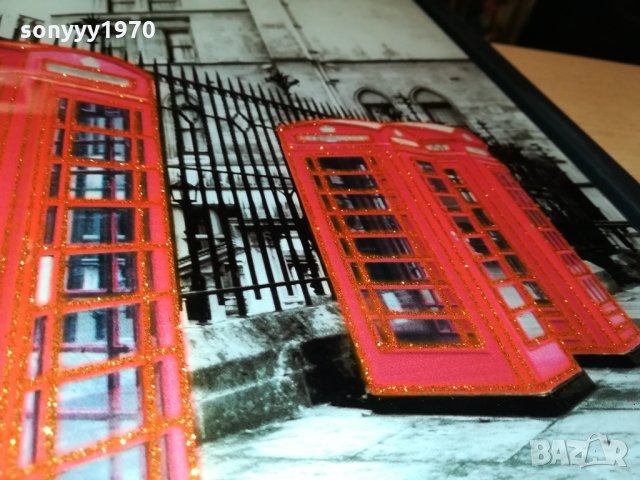 КАРТИНА-ТЕЛЕФОННИ КАБИНИ-ВНОС АНГЛИЯ 2111211856, снимка 5 - Антикварни и старинни предмети - 34881258