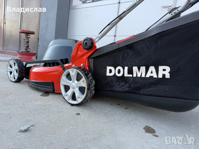 Самоходна електрическа косачка Dolmar , снимка 4 - Градинска техника - 53992332