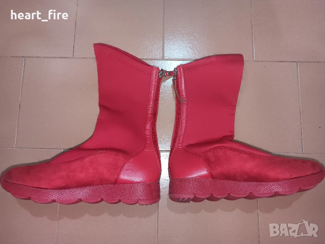 Ботуши LiLLYA имитация на Puma, снимка 3 - Дамски ботуши - 52304198