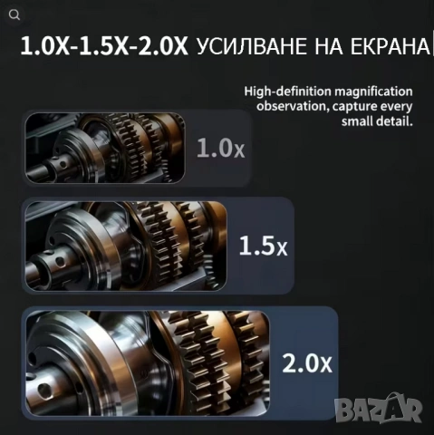 Индустриална ендоскопска камера /бороскоп/ с 4.3” екран 10 метра, снимка 5 - Камери - 54335575