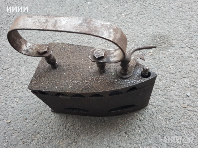 Ютия на жар с лост, снимка 2 - Антикварни и старинни предмети - 52215243