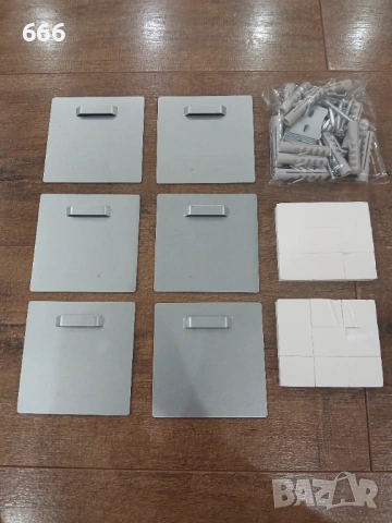 Комплектот 6 броя закрепване за окачване на картини или огледала.