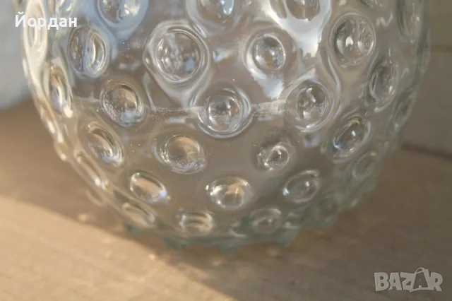 Стара стъклена кана 1930-та година /1,5 литра/, снимка 4 - Антикварни и старинни предмети - 47764600