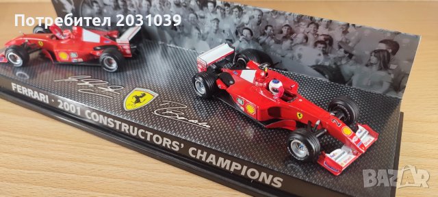 Formula 1 Ferrari Колекция - Ferrari 2001 Constructors Champions 1/43, снимка 2 - Колекции - 36658100