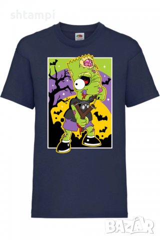 Детска тениска The Simpsons Bart Simpson 01,Halloween,Хелоуин,Празник,Забавление,Изненада,Обичаи,, снимка 10 - Детски тениски и потници - 38158090