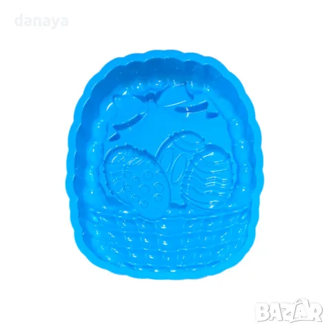 5854 Силиконова форма за кекс Великденска кошница, снимка 2 - Форми - 49931648