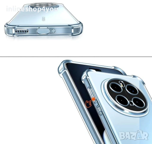 Прозрачен Силиконов Удароустойчив Кейс за Honor Magic7 Pro, снимка 2 - Калъфи, кейсове - 50825774