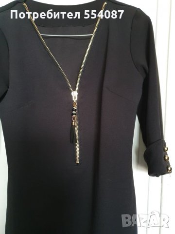 Нова черна рокля, снимка 2 - Рокли - 31106232