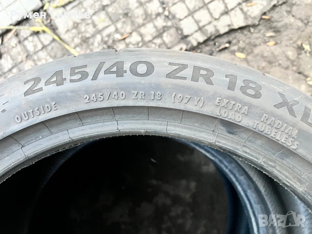2бр летни гуми 245-40-18, снимка 3 - Гуми и джанти - 53128278