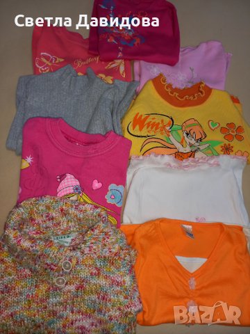 Детски блузи с дълъг ръкав за момиче, размер 104/110 см