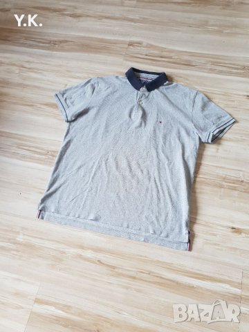 Оригинална мъжка тениска с яка Tommy Hilfiger, снимка 2 - Тениски - 37492151