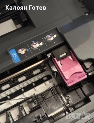 Принтер HP Deskjet 6475, Бял, снимка 4 - Принтери, копири, скенери - 51956093
