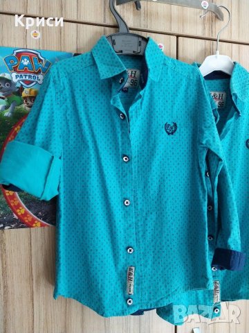 Детска риза с дълъг ръкав, снимка 4 - Детски ризи - 30021256