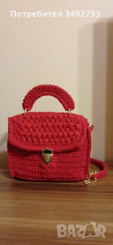 Дамски плетени чанти, снимка 5 - Чанти - 40686937