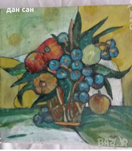 Натюрморти маслени бои рамка подпис авторски , снимка 10 - Картини - 47481860