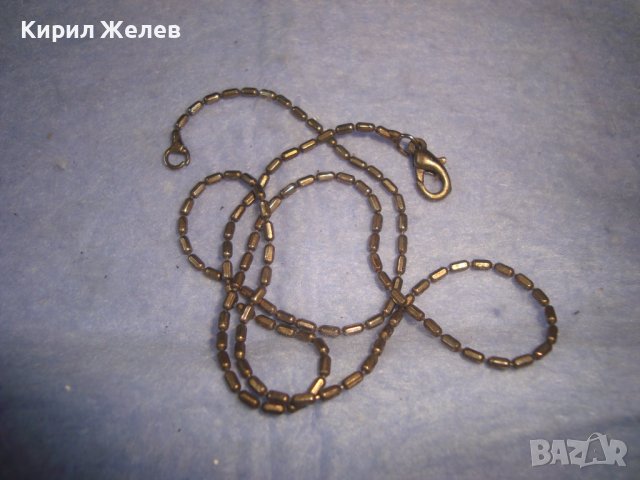 ЗЛАТИСТО ФИНО НЕЖНО КОЛИЕ СИНДЖИРЧЕ ВЕРИЖКА 12423, снимка 4 - Колиета, медальони, синджири - 37052363