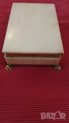 Стара мраморна кутия за бижута. , снимка 2 - Антикварни и старинни предмети - 42257515