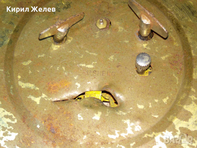 FEI LU MADE in CHINA FU SHENG Стар РЯДЪК КОЛЕКЦИОНЕРСКИ РЕТРО МЕХАНИЧЕН КИТАЙСКИ БУДИЛНИК 31872, снимка 5 - Антикварни и старинни предмети - 44549045