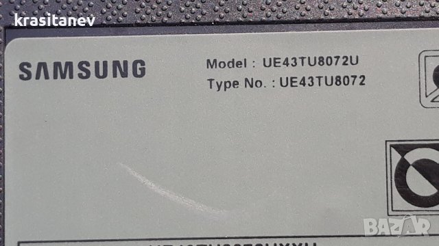 SAMSUNG UE43TU8072U на части, снимка 2 - Телевизори - 37934883