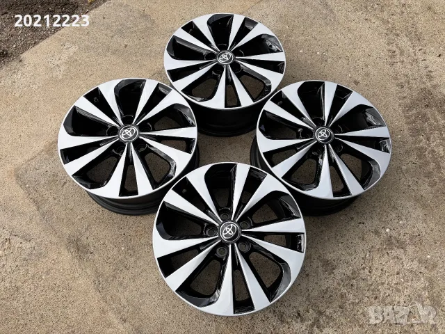 4 броя алуминиеви джанти за Toyota Auris,Corolla,Camry,Prius 17, снимка 6 - Гуми и джанти - 56199850