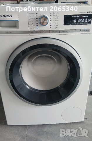 ПЕРАЛНЯ SIEMENS iQ 700 9kg/A+++, снимка 2 - Перални - 51411123