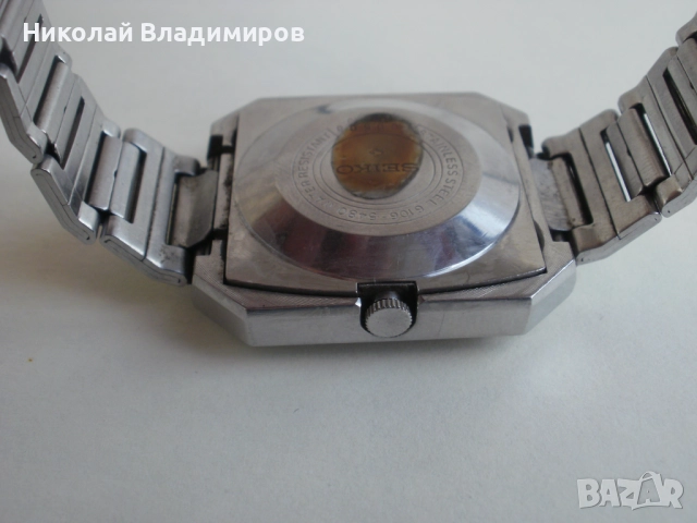 Seiko DX Сейко автомат мъжки ръчен часовник стар отлично запазен, снимка 5 - Мъжки - 51704288