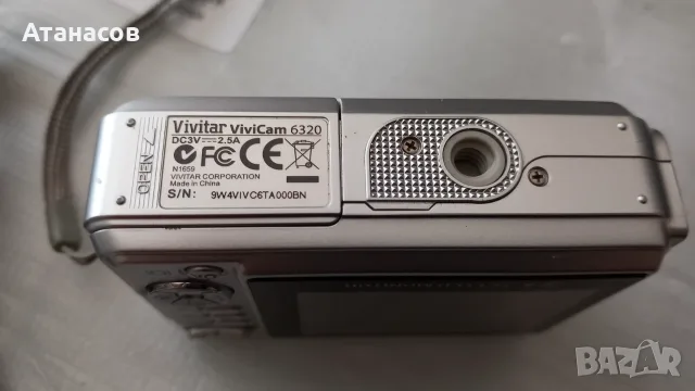 Vivitar Vivicam 6320 Silver 6.0 MP 3X Optical Zoom + AV кабел - 12€, снимка 10 - Фотоапарати - 55754101