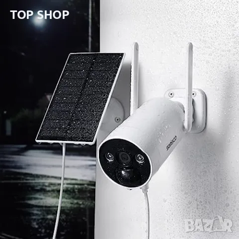 Нова Безжична система охранителни камери слънчеви батерии Рекордер, снимка 7 - Аналогови камери - 49945187