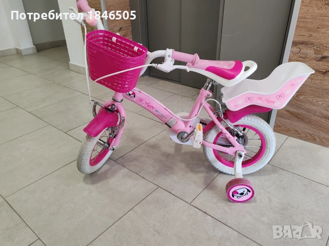 BYOX Велосипед 12" PUPPY PINK