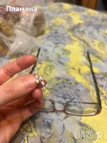 Сребърни обеци проба 925 с цирконии 