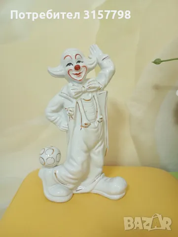 Порцеланова статуетка клоун, снимка 1